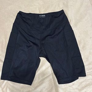 Ouyishang black biker shorts size S, NWOT